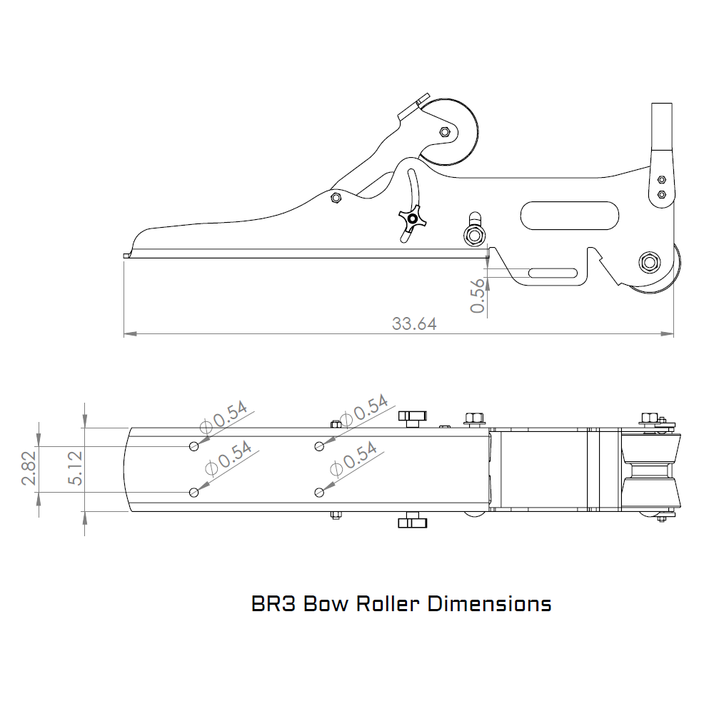 Davier Mantus Bow Roller Big - BR3