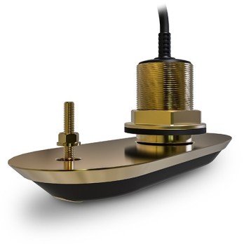 Sonde bronze traversante à faisceau conique HIGH CHIRP angle 12° CPT-S, 10m câble