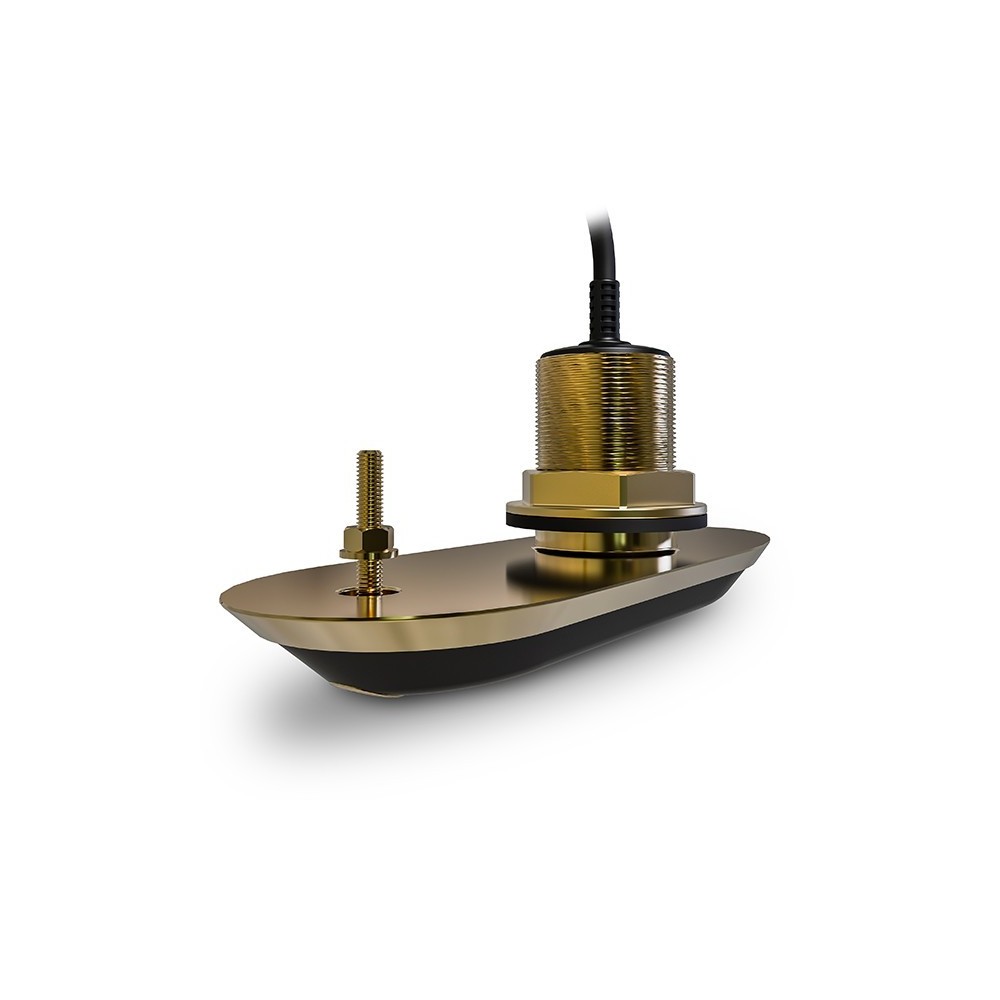 Sonde bronze traversante à faisceau conique HIGH CHIRP angle 20° CPT-S, 10m câble RAYMARINE