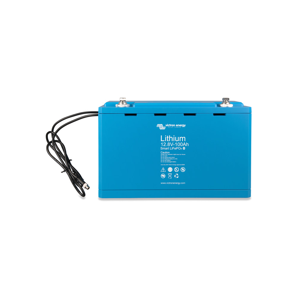 Batterie au lithium 12,8 V - 100amp Smart + Système de gestion de batteries BMS 12/200 VICTRON