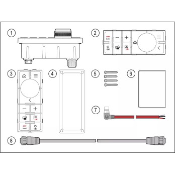 Clavier déporté (RMK-10) portrait et paysage  RAYMARINE