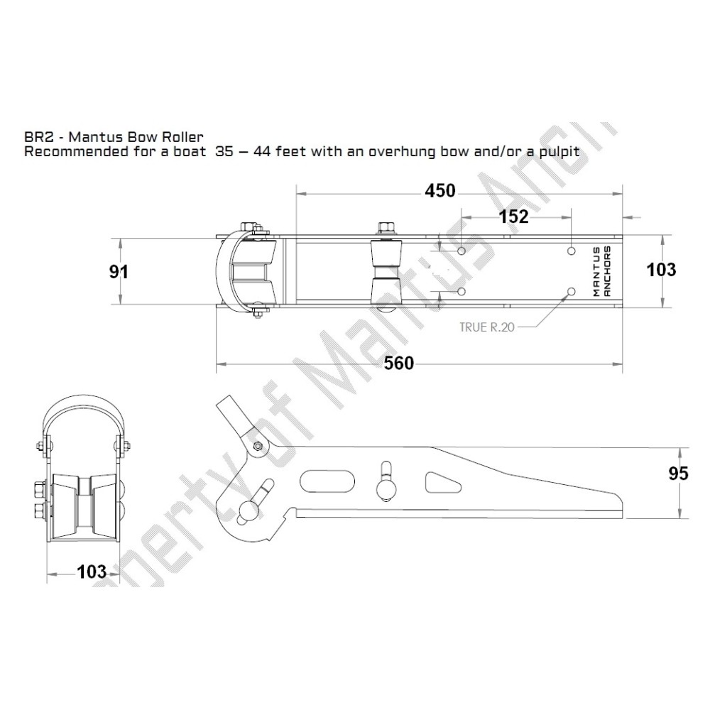 Mantus bow roller 