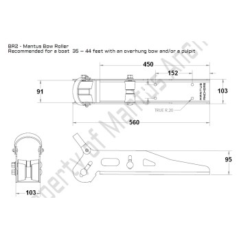 Davier Medium MANTUS ANCHORS (Ancien modèle)