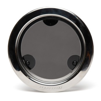 Hublot rond Ø250mm ouvrant Rutgerson - Inox poli - Cadre blanc