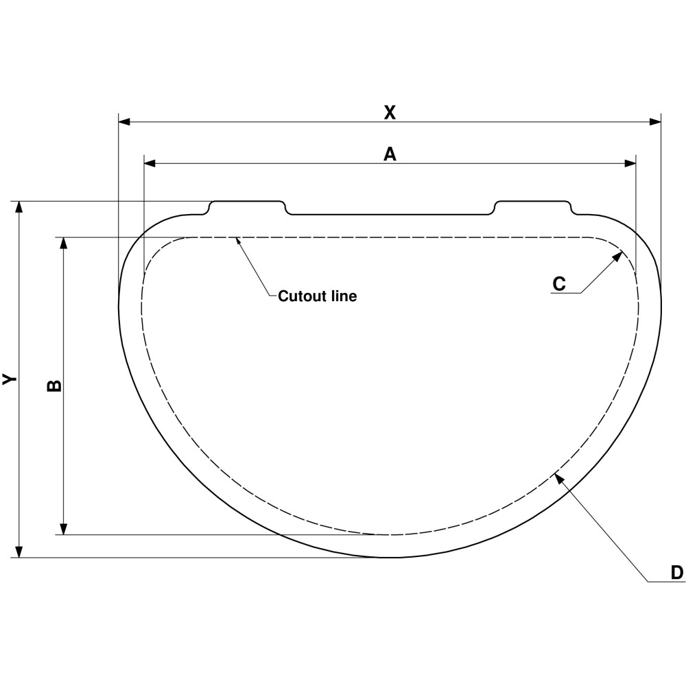 Panneau de pont demi-cercle Rutgerson