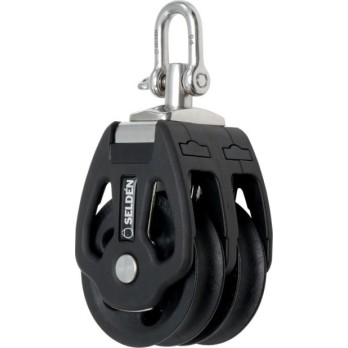 Poulie à friction double Ø60mm PBB60 SELDEN