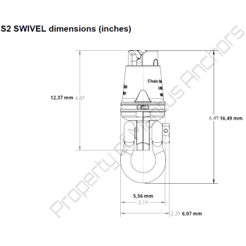 Emerillon S2 (Swivel) Ø10 mm MANTUS MARINE