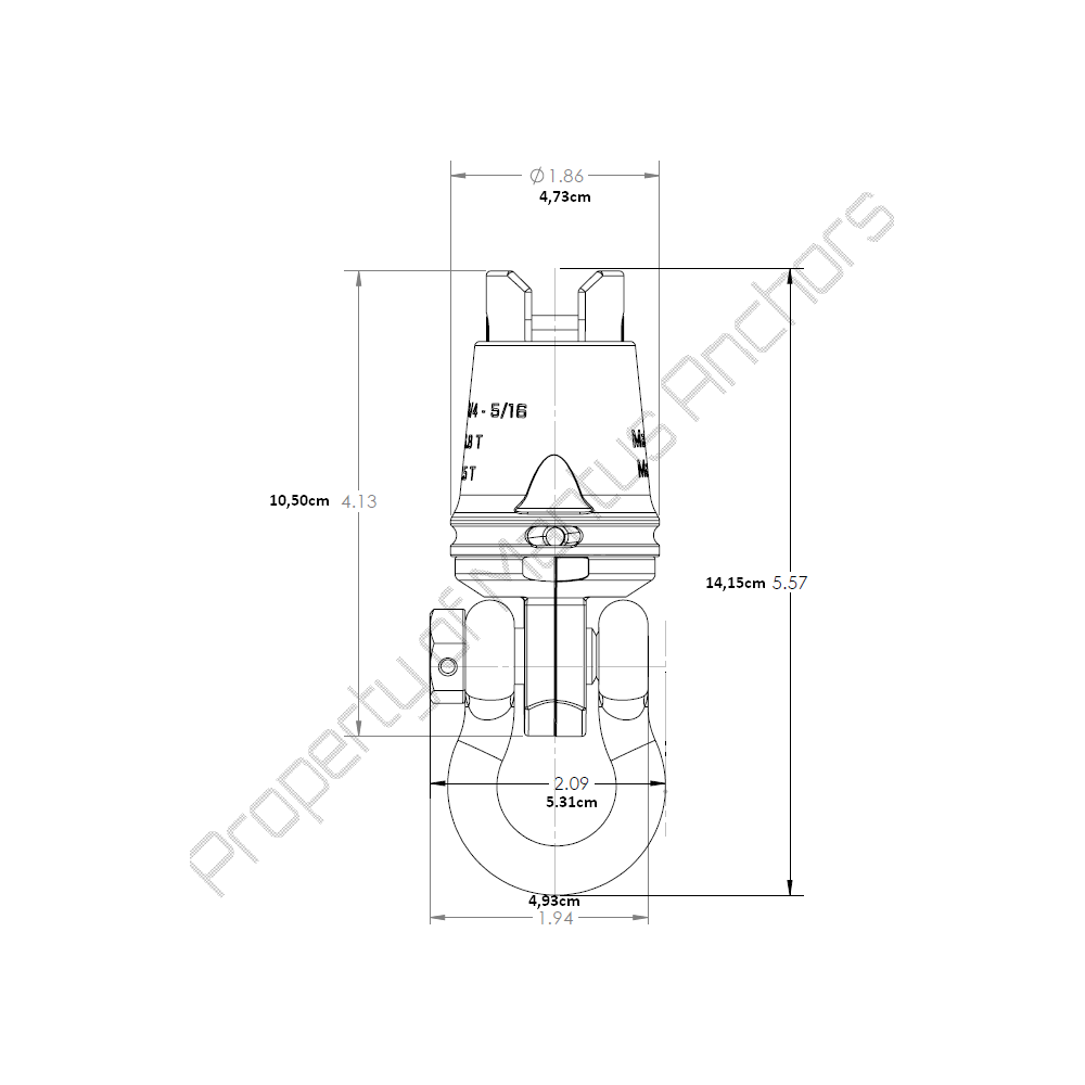 Emerillon inox Mantus Anchors