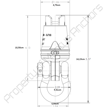 Emerillon S1 (Swivel) Ø8mm MANTUS MARINE