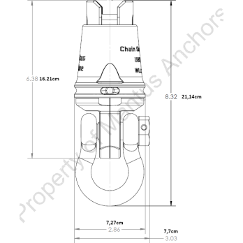 Emerillon S3 (Swivel) Ø12mm MANTUS MARINE